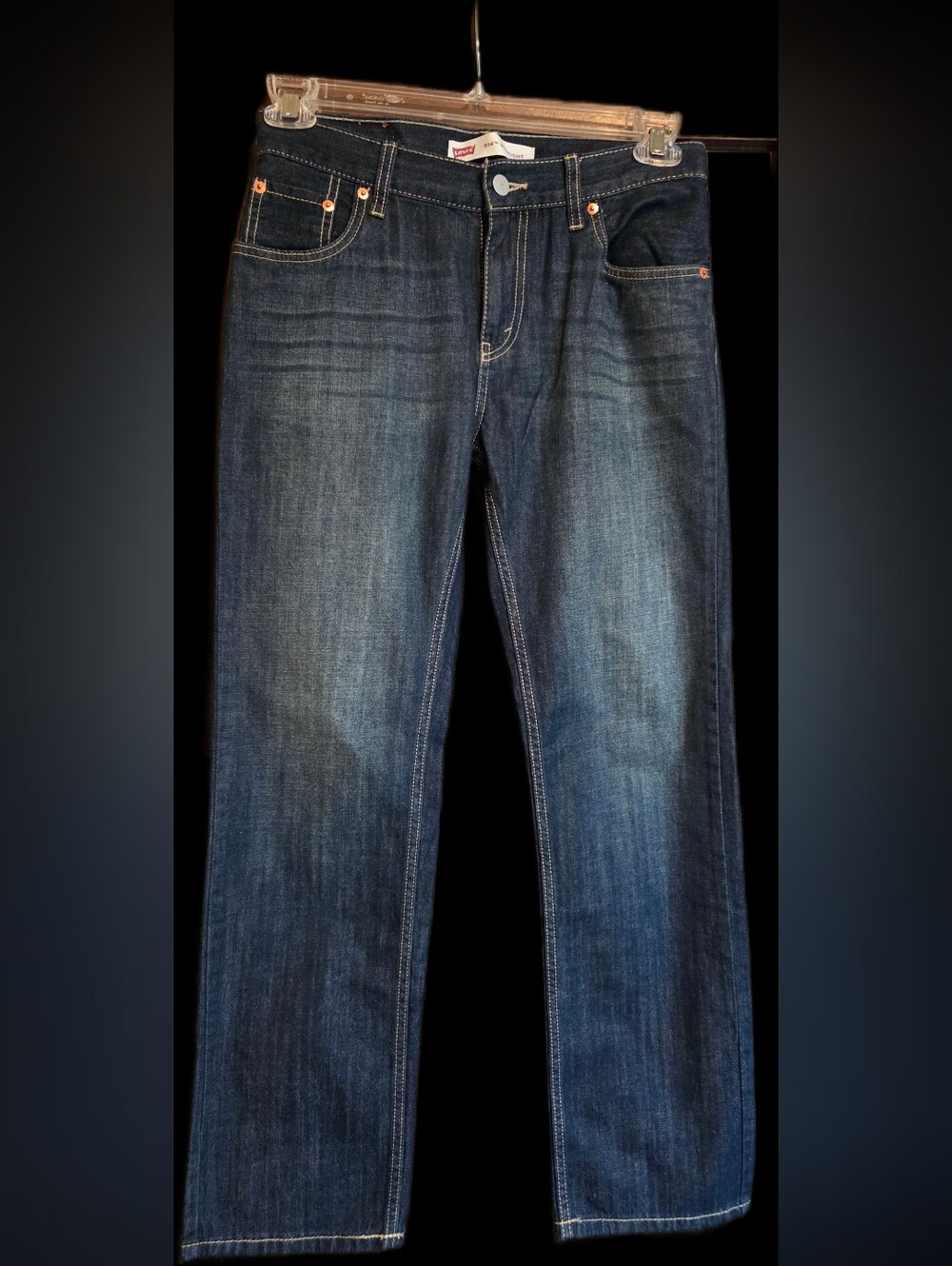 Levi's Dark Blue Straight Boys Jeans - New Without Tags
